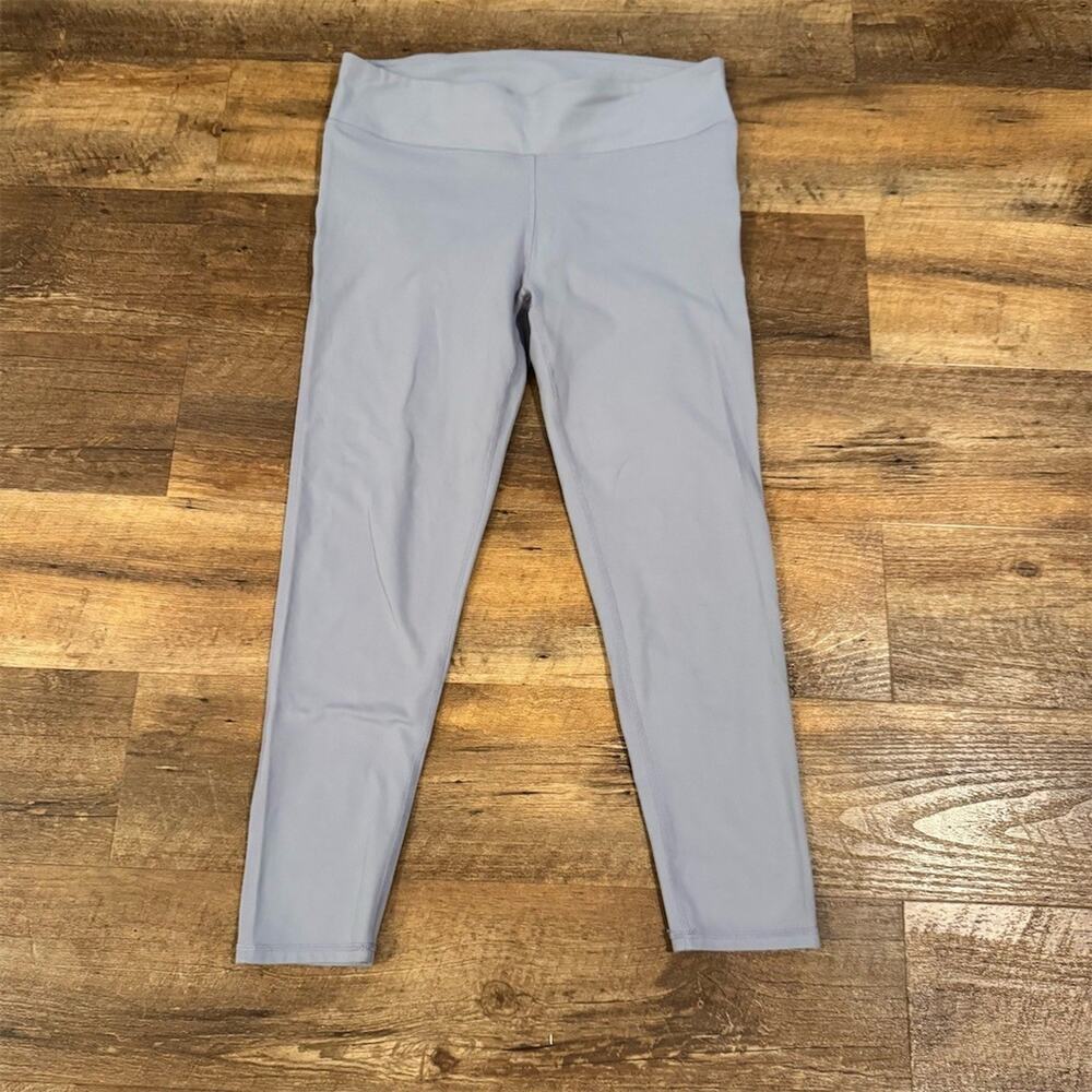 Fabletics Leggings Size L? Light Gray Yoga Activewear Gym Running 23" Inseam